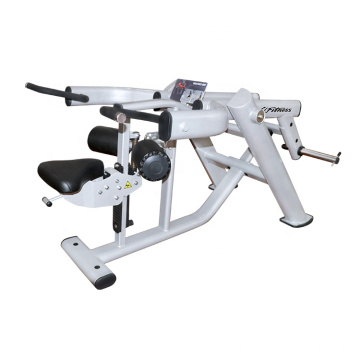Commercial plate loaded seated dip training equipment